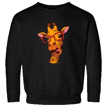 Discover Giraffe Pet Nature African Safari Sweatshirts