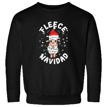 Discover Llama Pet Fleece Feliz Navidad Alpaca Llama Merry Christmas Cute xmass Sweatshirts