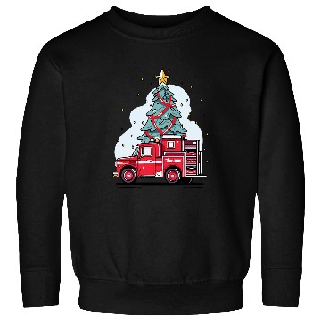 Discover Firefighter Christmas Happy Holidays Fireman Firefighting 213 Sweatshirts