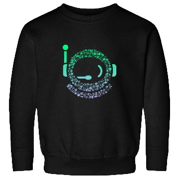 Discover Silhouette Icon Astronaut Boys Astronaut Sweatshirts