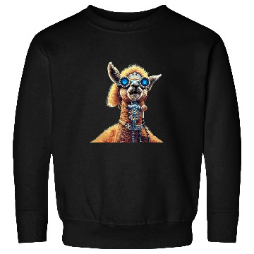 Discover Llama Pet Steampunk Alpaca 21 Sweatshirts