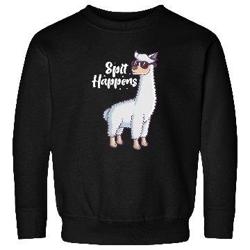Discover Llama Pet Spit Happens Llama Alpaca Camelid Sweatshirts