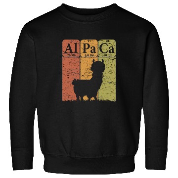 Discover Llama Pet Periodic Table Elements Llama Alpaca vintages 4 Sweatshirts