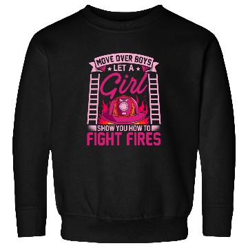 Discover Firewoman Firefighter Women Volunteer Firefighting Rescuer Sweatshirts