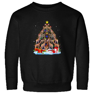 Discover Giraffe Pet Christmas Tree Cute  6 Sweatshirts