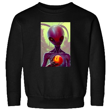 Discover Aliens UFO Loves Peach Sweatshirts