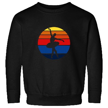 Discover Ballerina Young Lady Roses Dance Sunset Sweatshirts