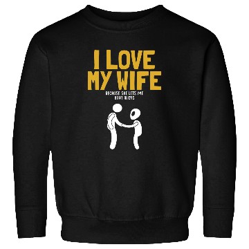 Discover Aliens UFO Mens I Love My Wife Hunt Aliens UFO Conspiracy Alien Lover Sweatshirts