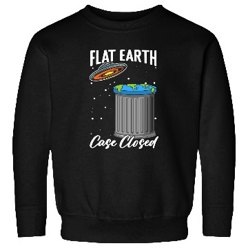 Discover Aliens UFO Flat Earth Alien Science Conspiracy Flat Earther Sweatshirts