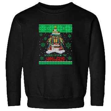 Discover Book Fun Lover xmass Tree Librarian Booked Up For The Holidays Sweatshirts