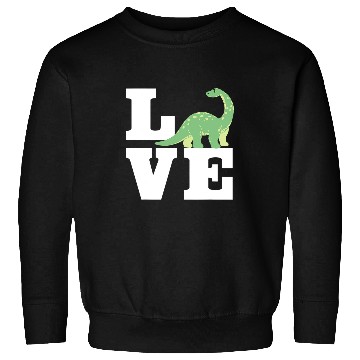 Discover Dinosaur Pet Love Brontosaurus Design Primeval Creatures Sweatshirts