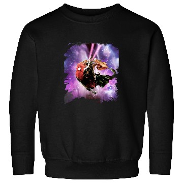 Discover Chicken Pet Tornado Cat Riding Chicken With Bacon Sweatshirts