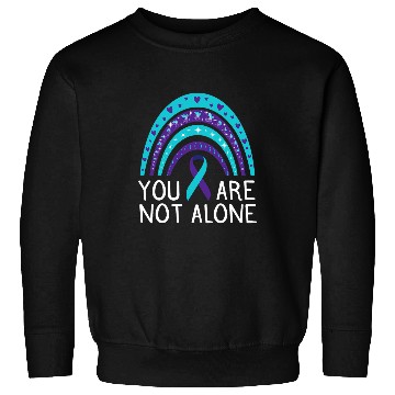 Discover suicides Prevention 988 Ribbon You Are Not Alone suicides Awareness Mental Health Sweatshirts