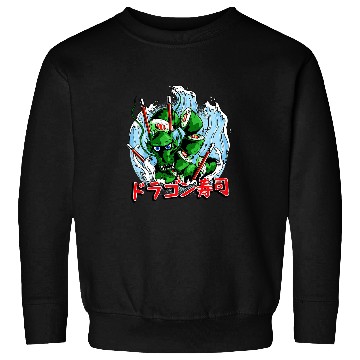Discover Dragon Pet Sushi Kaiju Dragon Japan Manga Anime Fans Sweatshirts
