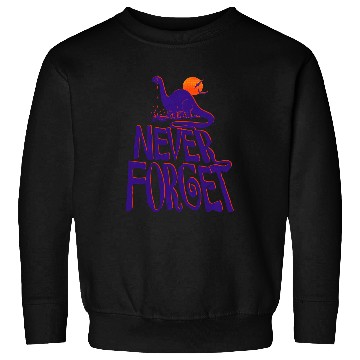 Discover Dinosaur Pet Never Forget Crying Purple Brontosaurus Sweatshirts