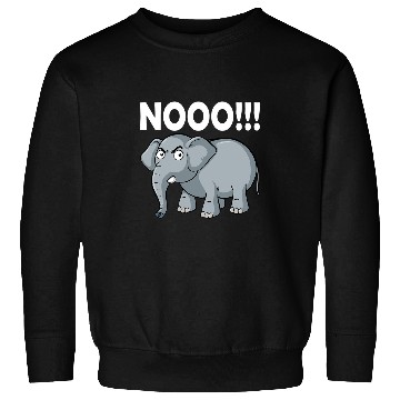 Discover Elephant Mammal No Say No and Save The Elephant conservative Sweatshirts