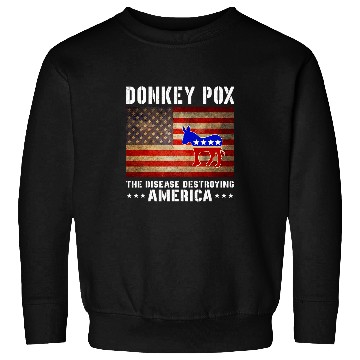 Discover Donkey Pet United States Donkey Pox Sweatshirts