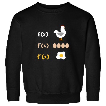 Discover Chicken Pet Discharge function math teacher fried egg drain 0 Sweatshirts