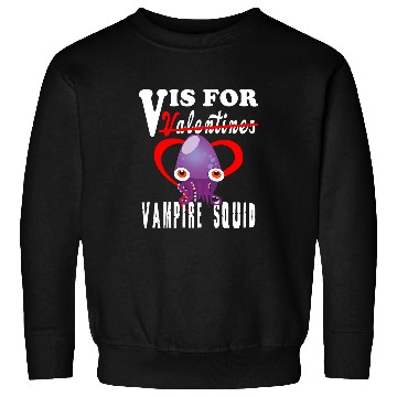 Discover Octopus Pet V is for Vampire Squid Valentines Day 2Tees 5 17 Sweatshirts