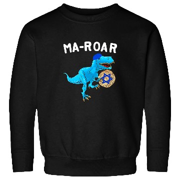 Discover Dinosaur Pet Cute Passover Dinosaur Jewish Hebrew Pesach MaRoar Passover Sweatshirts