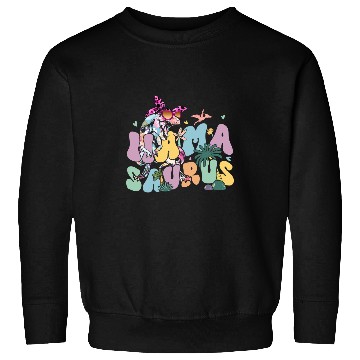 Discover Dinosaur Pet Mamasaurus rexs Mom Dinosaur Leopard Flower TRex Mama Saurus 16 Sweatshirts