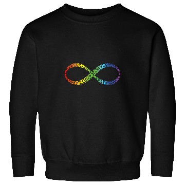 Discover Autism Puzzle Neurodivergent Awareness Infinity Rainbow Autism ADHD Sweatshirts