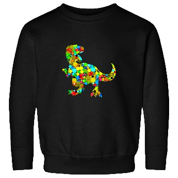 Discover Dinosaur Pet Trex Polka Dot Pattern Happy Dot Day Lover Sweatshirts