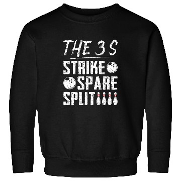 Discover Sport Bowling Strike Spare Split Bowling Sweatshirts