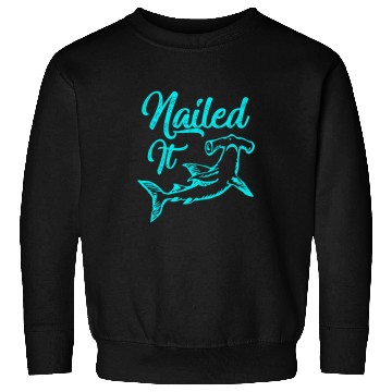 Discover Shark Pet Trendy Nailed It Hammerhead Shark Deep Sea Sweatshirts