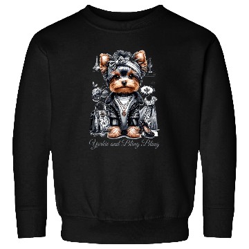 Discover Yorkshire Terrier Yorkie and Bling Bling Sweatshirts