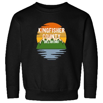 Discover Fishing Fun From Kingfisher County Oklahoma vintages Sunset Sweatshirts