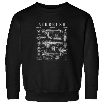 Discover Airbrush Artist Airbrushing Model Painter vintages Patent Sweatshirts
