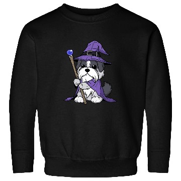 Discover Schnauzer Pet Wizard Funny Dog Magic 2 Sweatshirts