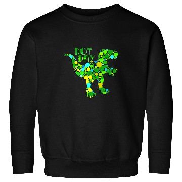 Discover Dinosaur Pet Trex Polka Dot Pattern Happy Dot Day Lover 1 Sweatshirts