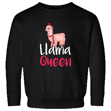 Discover Llama Pet Queen Alpaca Llama Sweatshirts