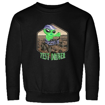 Discover Aliens UFO Persy Perseverance Mars Rover Alien NASA Sweatshirts