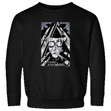 Discover Book Fun Edward Scissorhands Edward Behind Scissors Comic Book Poster Sweatshirts