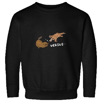 Discover Beaver Pet cute animal Platypus beaver funny Sweatshirts