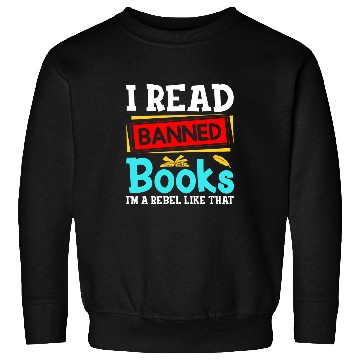 Discover Book Fun I Read Banned Books Week Librarian Reader Nerd Men Sweatshirts