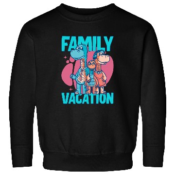 Discover Dinosaur Pet Family Vacation Sweatshirts