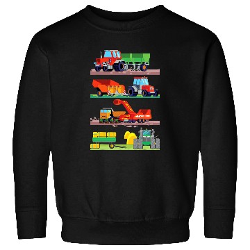 Discover Tractor Fun driving Farm Vehicles Sweatshirts