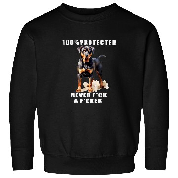 Discover Rottweiler Pet BOSS 100 Protected Rottweiler Fun 4 Sweatshirts