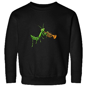 Discover Praying Mantis Violin Bug Catcher Musical Instrument Sweatshirts
