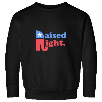 Discover Elephant Mammal Raised Right Republican Elephant Retro Style Distressed Sweatshirts