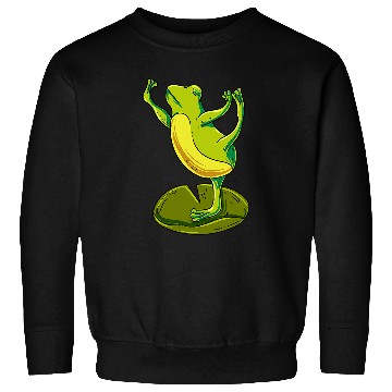 Discover Frog Pet Yoga Frog Yoga Toad Sweatshirts