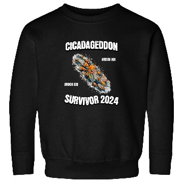 Discover Cicada Brood Design for Entomologist and Bug Lovers Sweatshirts