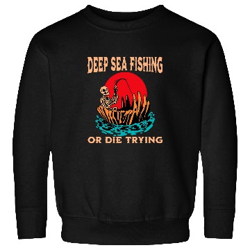 Discover Fishing Fun Funny Deep Sea Ocean Fishing Lover Tournament Sweatshirts