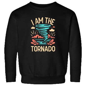 Discover I Am The Tornado Meteorologist Hurricane Twister Sweatshirts