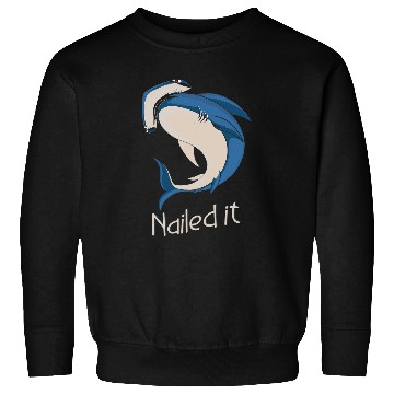 Discover Shark Pet Nailed It Hammerhead Shark Marine Biologist Sweatshirts