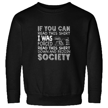 Discover Book Fun Rejoin Society Book Lover Bookworm Libary 14 Sweatshirts
